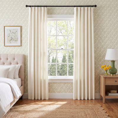 Myers Cotton Matelasse Pleated Curtain