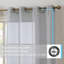 Paire de rideaux semi-transparents avec œillets Carmille-820715082-820715097