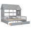 House Platform Beds With Two Drawers For Boy And Girl Shared Beds-755569966
