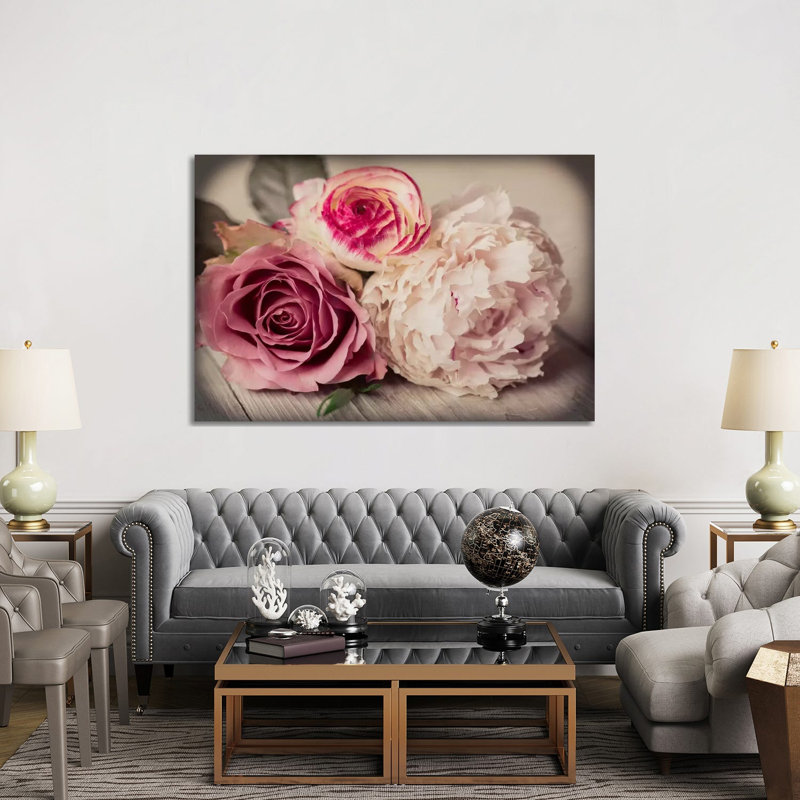 Bouquet II - Giclée sur toile tendue avec châssis, H 40 po x l 60 po