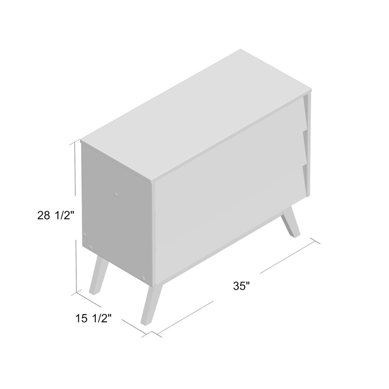 Commode 3 tiroirs Kasandra