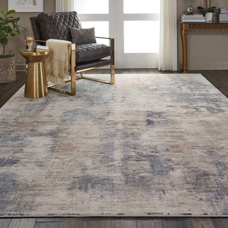 Round Abstract 160cm X 160cm Area Rug