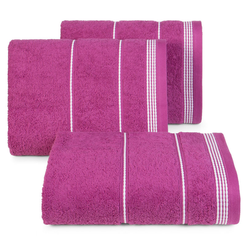 Homeira Midweight Jacquard Hand Towel, Purple