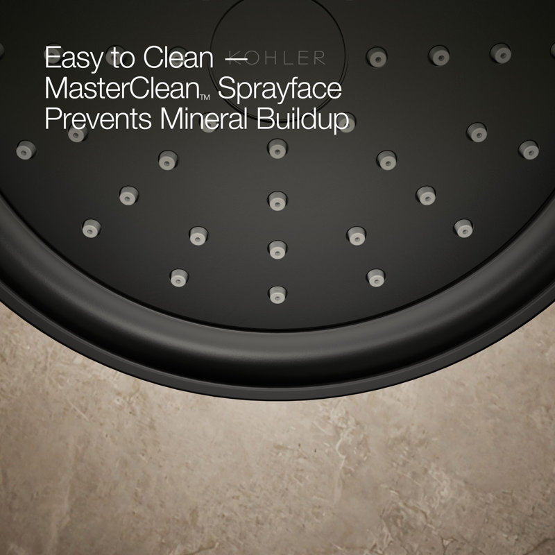 Purist Shower Trim, Matte Black, Cross Handle