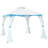 10 Ft. x 10 Ft. Awning Steel Patio Gazebo