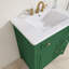 Meuble-lavabo simple 30 po avec comptoir en céramique-415346370