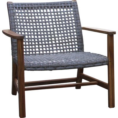 Akiva Teak Patio Chair by Birch Lane