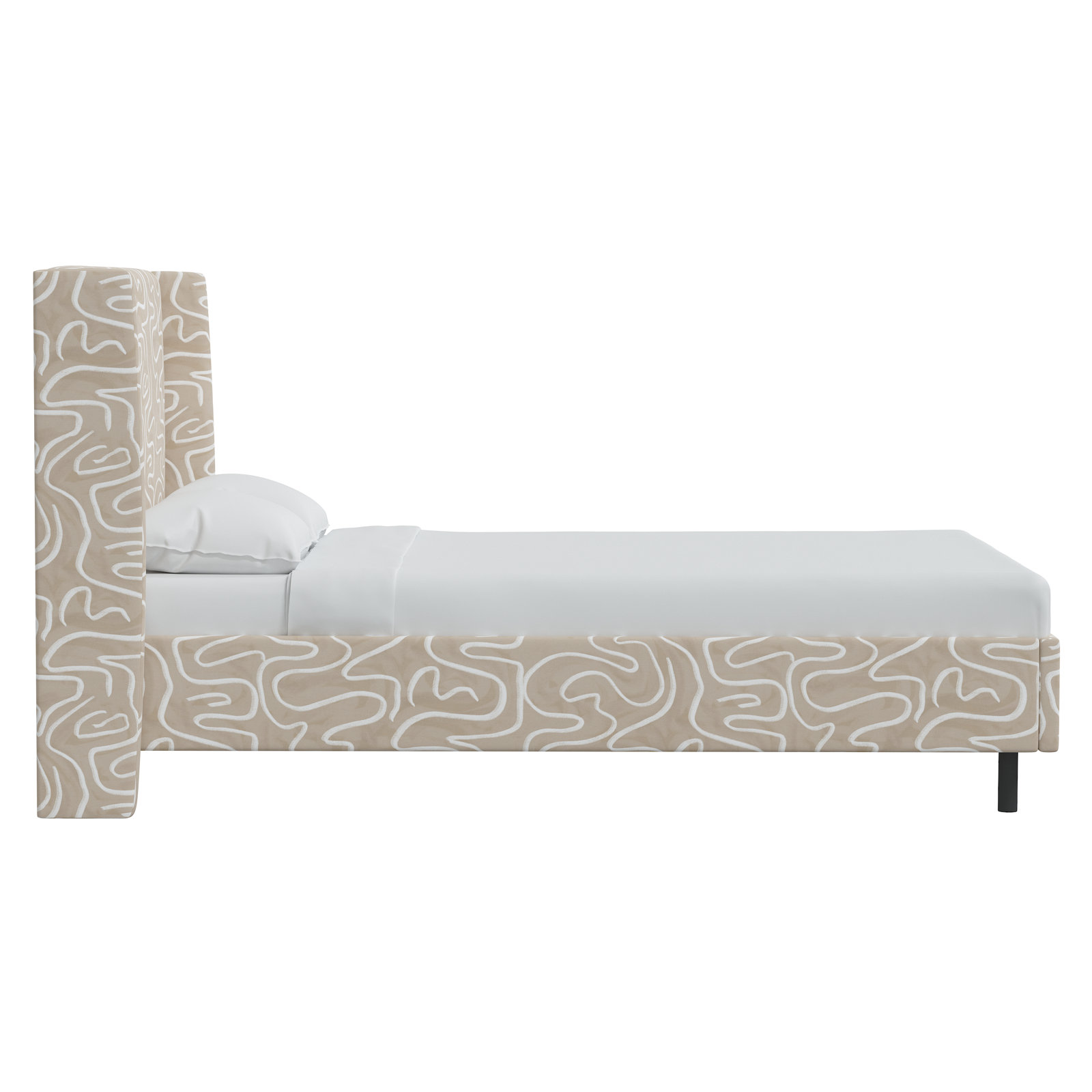 Laurel Wingback Bed, Twin