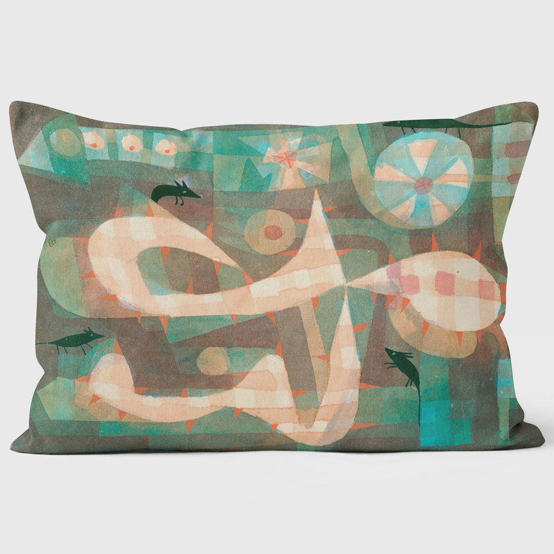Barbed Noose and Mice - Paul Klee Cushion