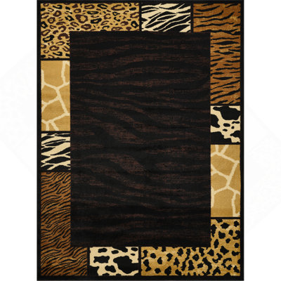 7 Ft. 10 In. X 10 Ft. 3 In. Animal Print Area Rug