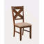 Chaises de salle à manger en bois massif, ensemble de 2