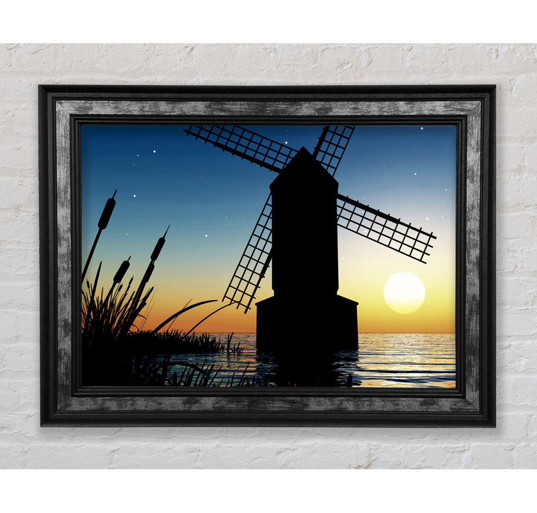 Windmühle Ocean Nights - Druck