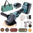 125Mm Angle Grinder Brushless Motor 6-Speed Adjustable,  Angle Grinder Kit With 2 Battery Handheld Rotary Hammer Drill Electric Wrench
