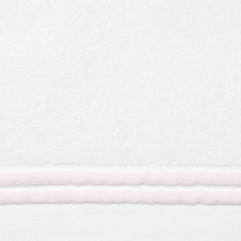 Aura Washcloth, White/Pink