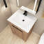 Marialana 24'' Single Bathroom Vanity with Ceramic Top-1399745106