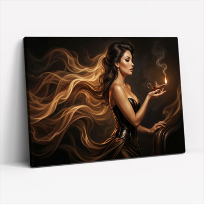 Ensemble de 1 toile murale Flamme Mystique