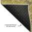 Tapis doré Prisco lavable à la machine de qualité supérieure-890683517