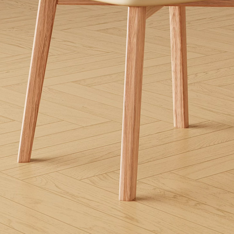 Table de salle à manger moderne et simple en bois de frêne durable, H 29,52 po x L 55,11 po x l 31,49 po