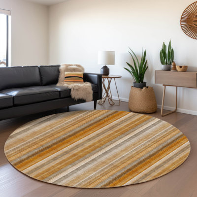 Premium Machine Washable Cerrito AMF543 Paprika Rug