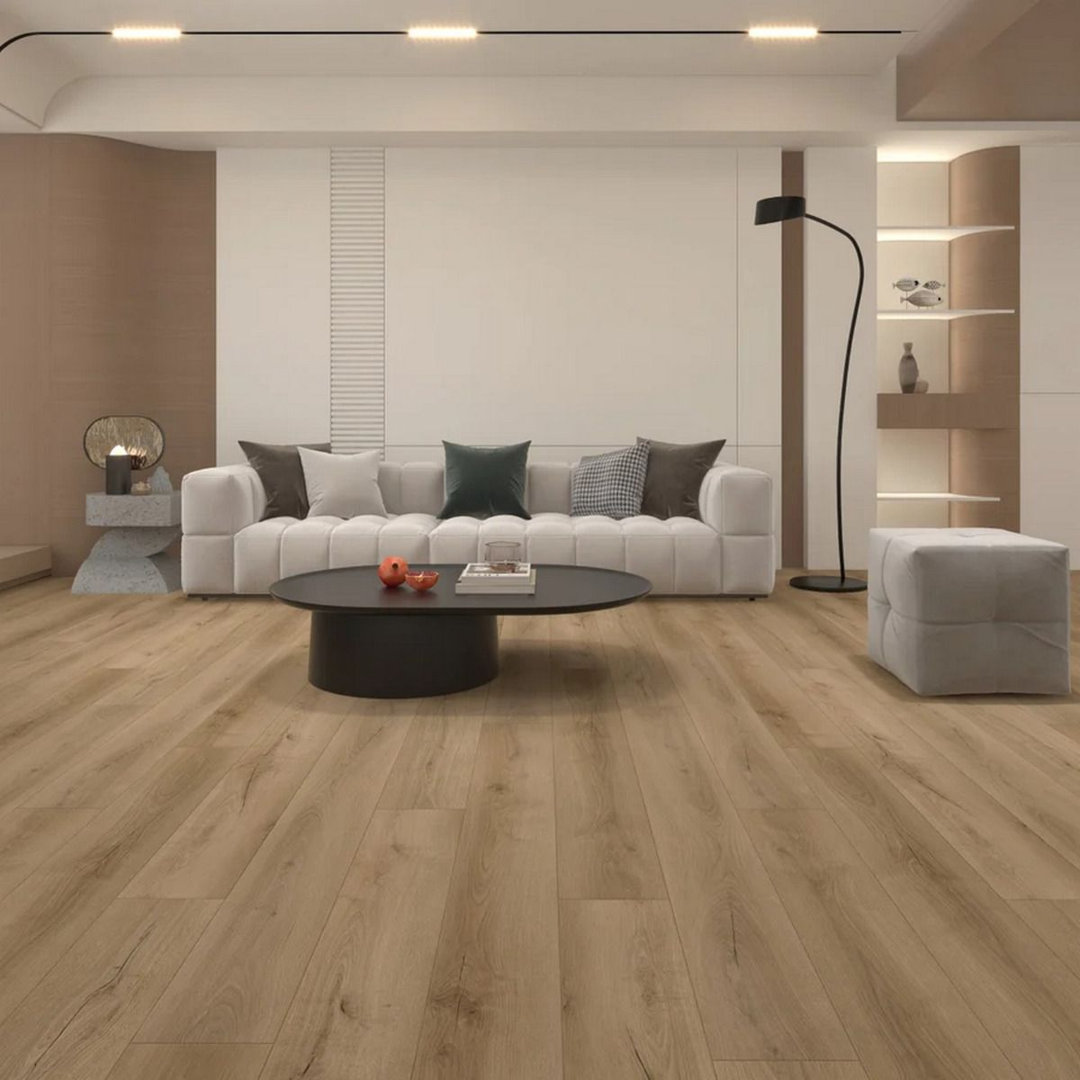 Essential Wood Effect Glue Down LVT Flooring - Plank (2mm) For Bedroom, Living Room, Dining Room & Kitchen 4.59 m² Per Pack