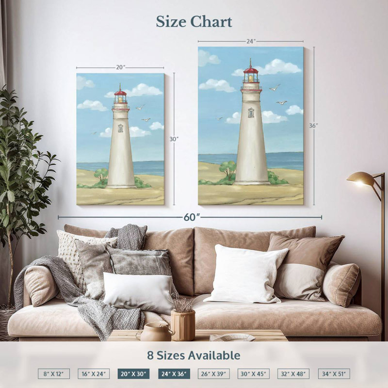 Americana lighthouse marblehead Aletra, H 36 po x l 24 po