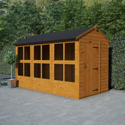 12x6w TigerFlex® Shiplap Apex Sunroom