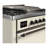 Majestic III Series 36 Inch Dual Fuel Range with 6 Sealed Burners, Griddle, in Antique White (Natural Gas, Burnished Trim)-124828636-124828638-124828639