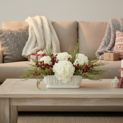 Arrangement de vacances, hortensia et canneberge