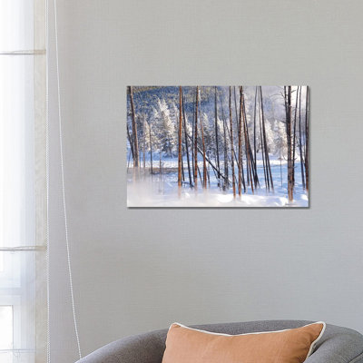 Steamy View 1 Piece Wrapped Canvas Wall Art