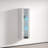 Balroop 15.75" Floating Bookcase with 16-Color LED Lighting, High Gloss Finish-1465105647-1443910639