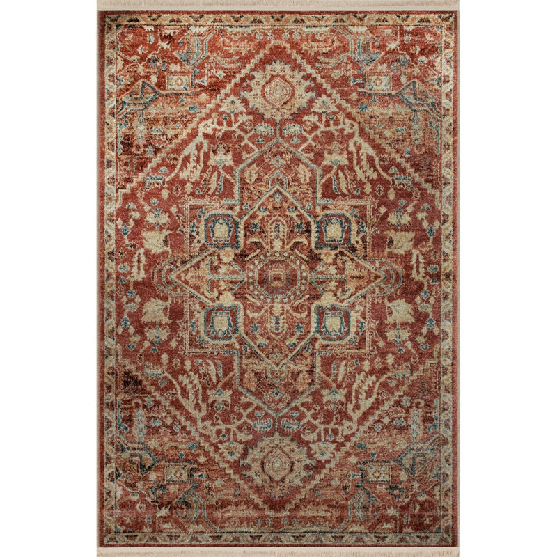 Tapis décoratif rétro multicolore à thème orange foncé lavable à la machine