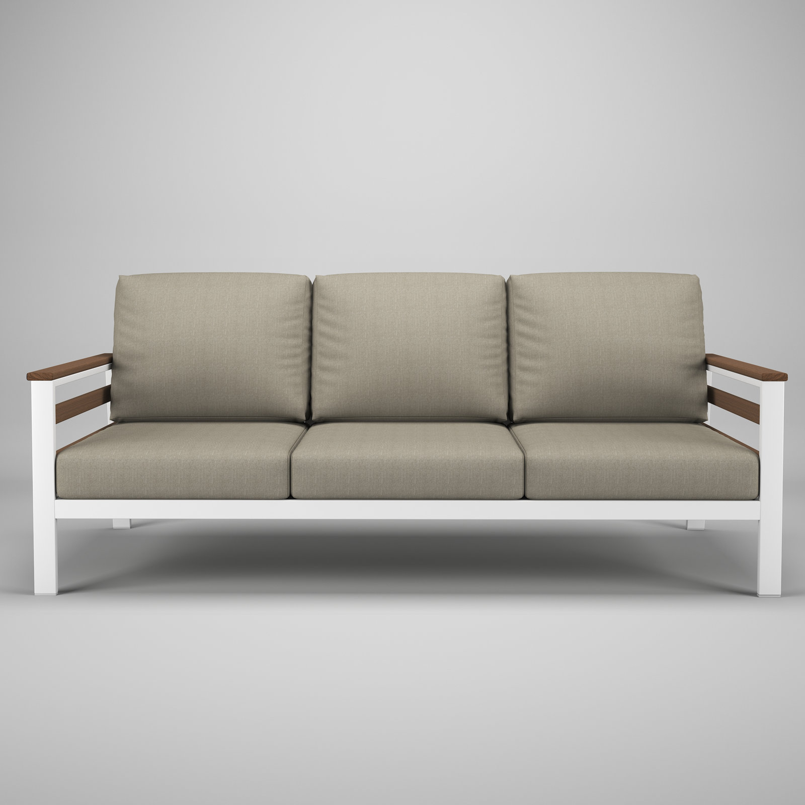 Townsend 80" Sunbrella® Patio Sofa, Spectrum Dove