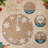 36in Snowflakes Christmas Tree Skirt Decoration 