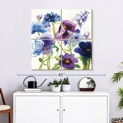 Harnek Blue And Purple Mixed Garden I