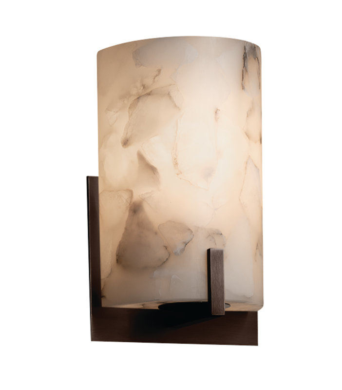 Applique murale 1 lumières Asae, Bronze foncé