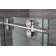 Langham 48" W x 33.8125" D x 75" H Sliding Shower Enclosure with Fixed Panel Door