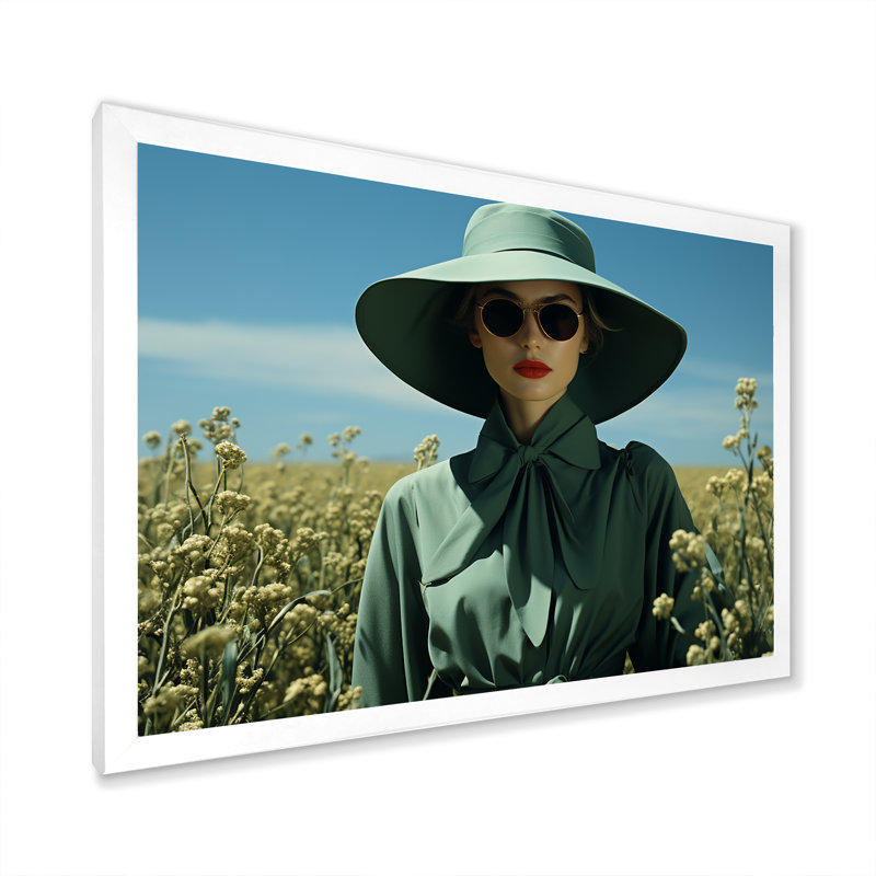 Peadies Lived Fashion Meadows I, Cadre simple blanc, H 12 po x l 20 po x P 1 po