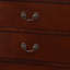 Commode 4 tiroirs Louis Phillipe, cerise-1626237786