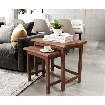 Bunce Solid Wood Nesting Tables