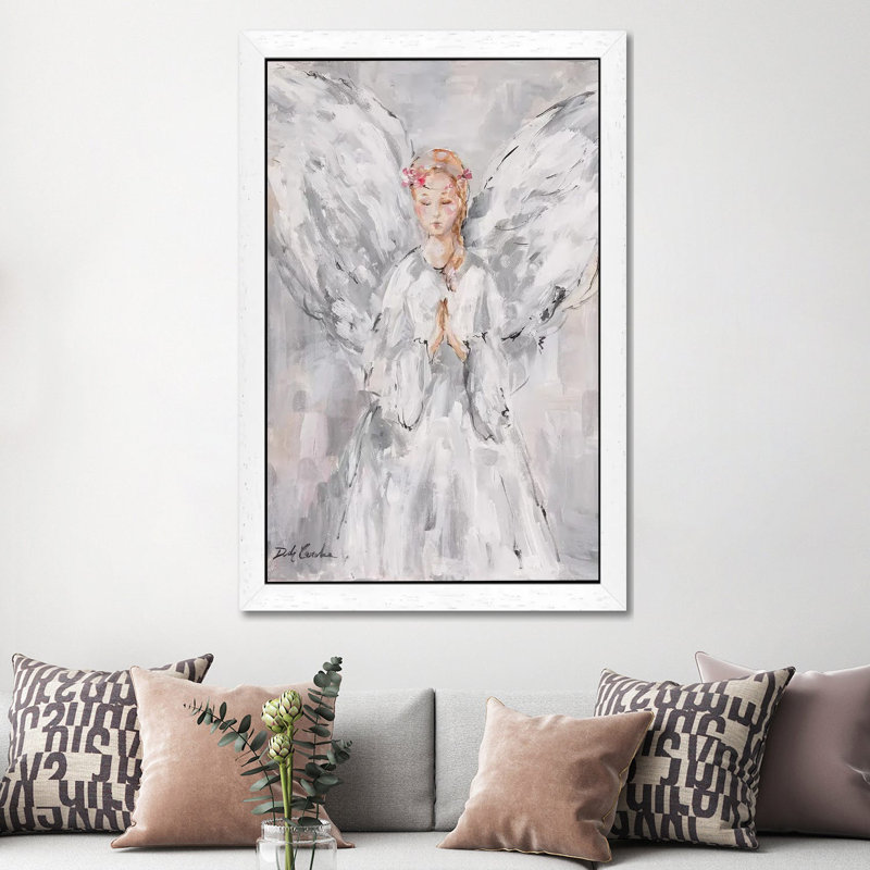 Heavenly by Debi Coules - Painting on Canvas, White Framed, 152.5 cm H x 101.5 cm W