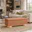 Faux Fur Upholstered Bench with Flip Top