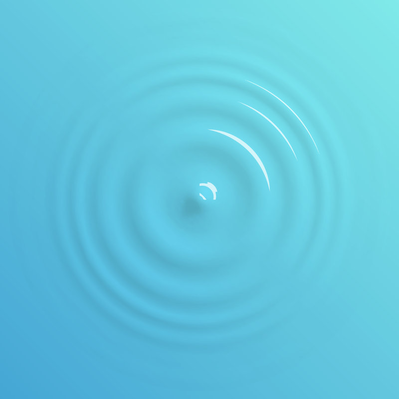 «Water Drop» par Paket - photographie sur toile tendue, H 12 po x l 12 po