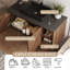 36" Modern Single Bathroom Vanity With Sink, Floating Vanites With Sintered Stone Table Top-231010206-231010207