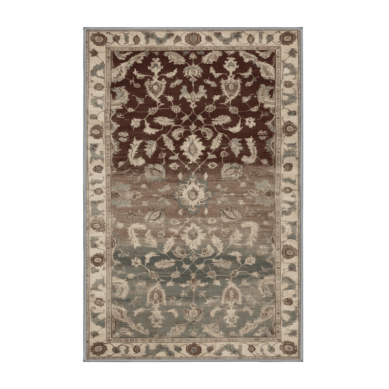 Machine Washable Overdyed Gray Area Rug, Runner 2' x 4'