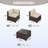 Dinyu - Person Patio Conversation Set with Cushions-1751912378-1752502775