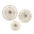 Bayou Breeze Kennith 3-Piece Round Natural Fiber And Mirror Wall Art Set