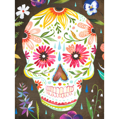«Sugar Skull» par Katie Daisy, impression sur toile