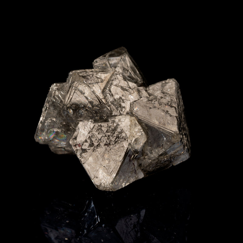 Rough Salt and Pepper Diamond Crystal