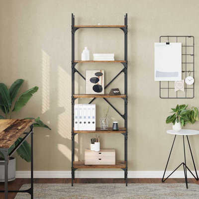 174cm H x 53cm W Metal Bookcase