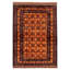 Teimani Orange Rug 4'4" x 6'9"